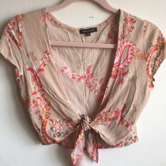 William B Tops - SOLD - Bohemian Flower Tie
